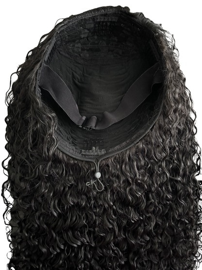 Pixie Curly Half Wig