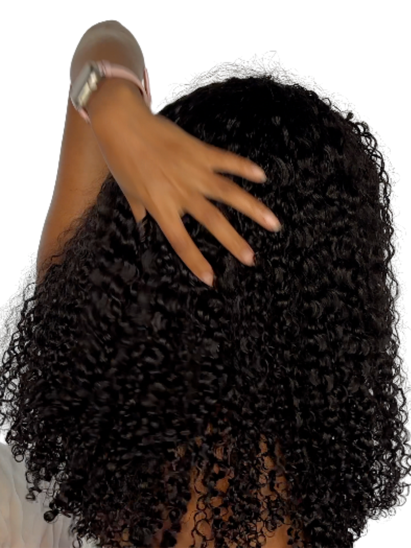 Pixie Curly Half Wig