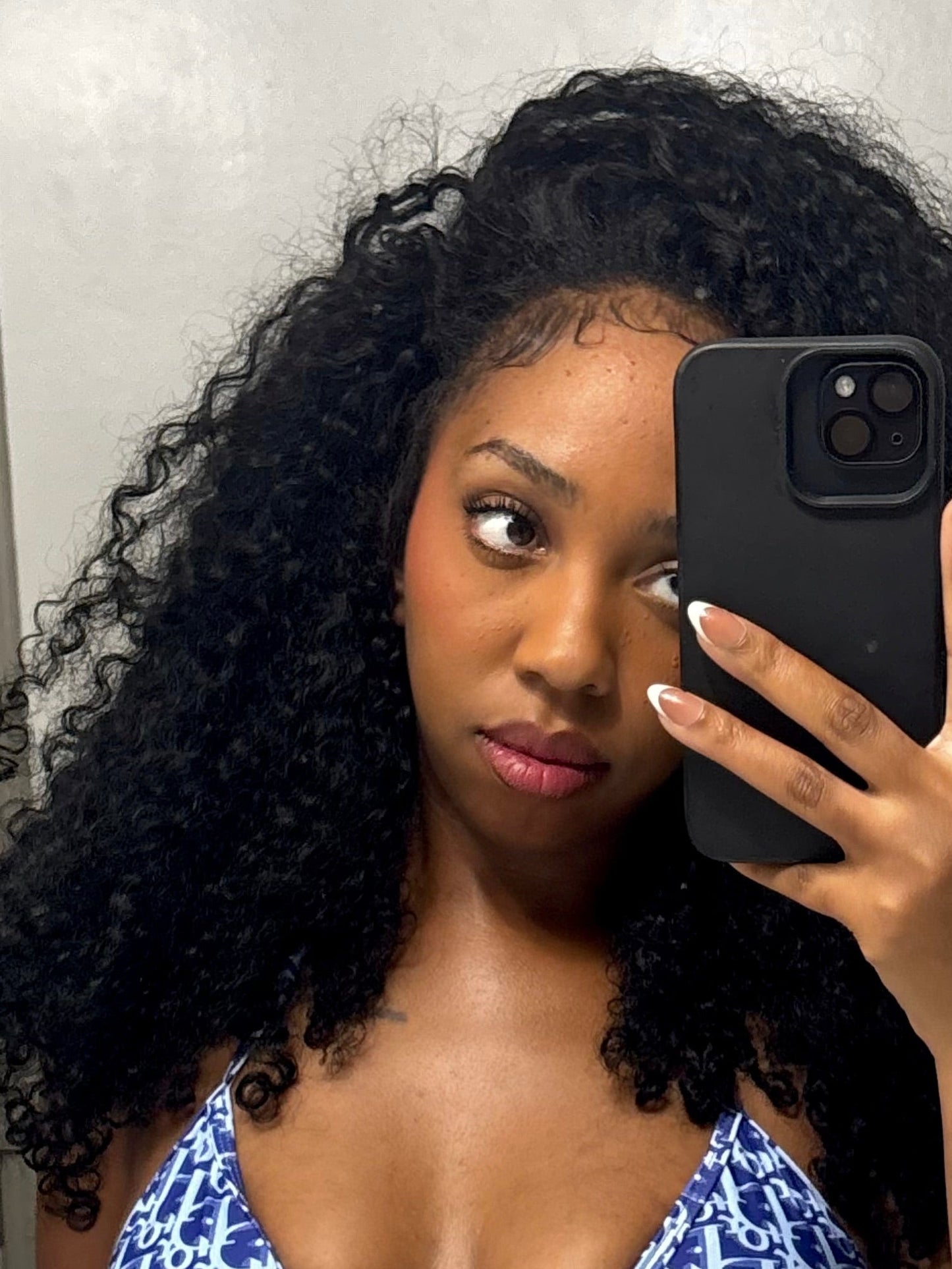 Kinky Curly Half Wig