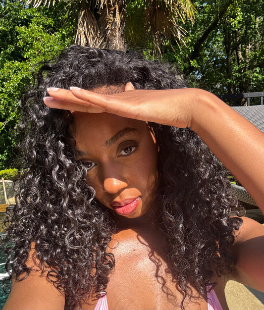 Indian Curly Half Wig