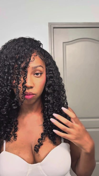Kinky Curly Half Wig